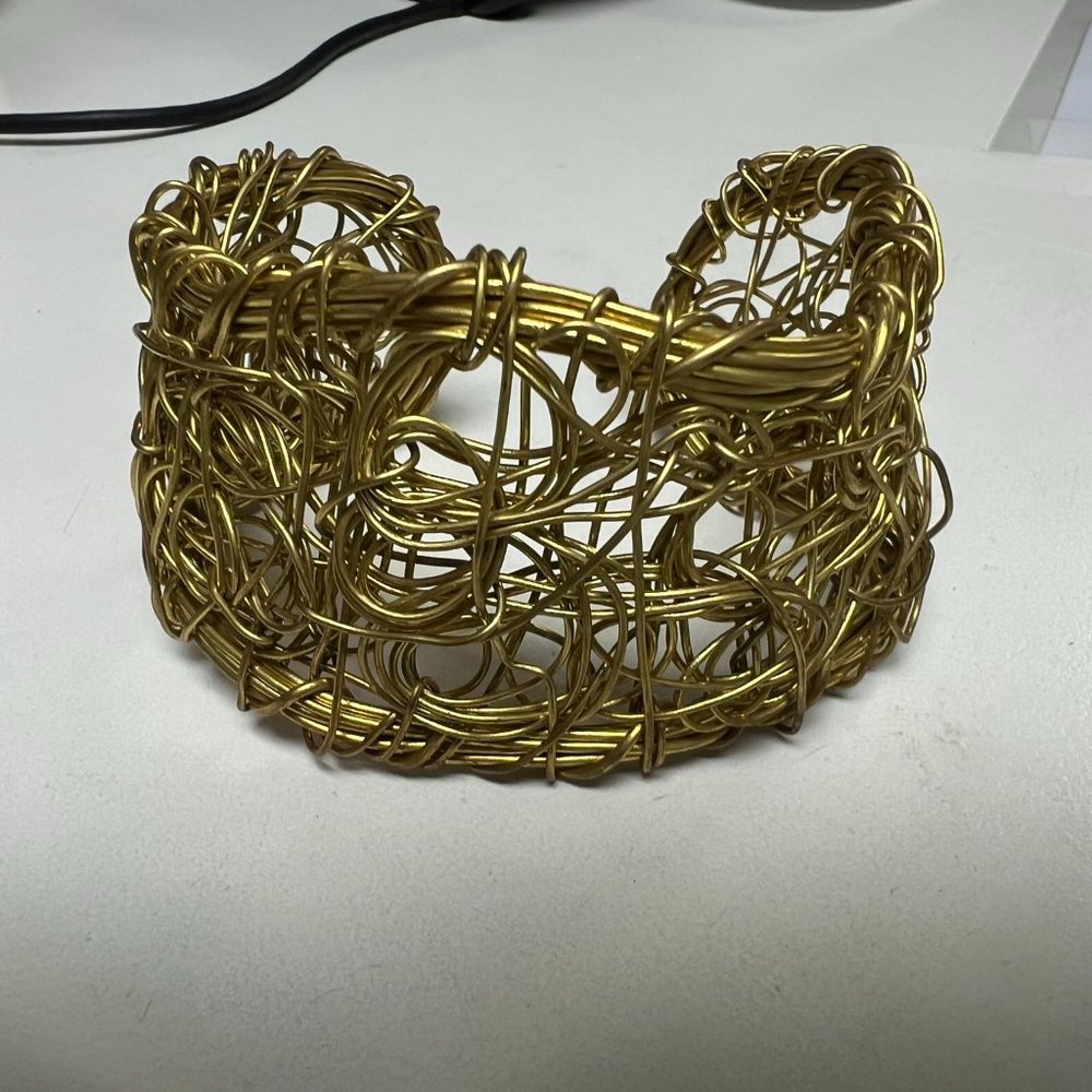 I Thought of You - Wire cuff bracelet